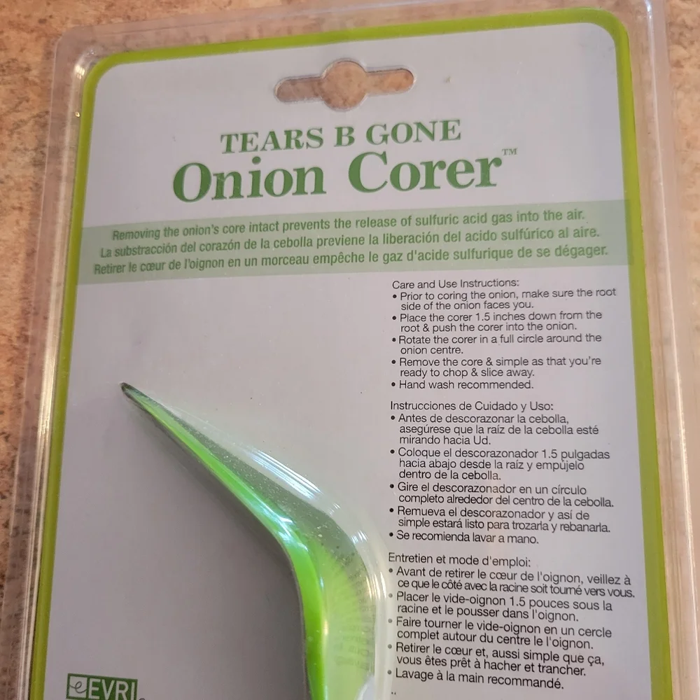 NWT Kitchen Tools: EVRI Brand Onion Corer & Pepper Corer ~ Veggie Utensils FINAL